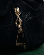 “SEE BY CHLOÉ” 2010’s Croc embossed suede drawstring bag