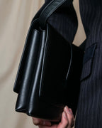 "JIL SANDER" Minimalist design leather shoulder bag