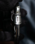 "GUCCI" Horse's foot motif antique style ring belt