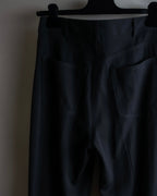 "BALENCIAGA" Beautiful draped full-length slacks