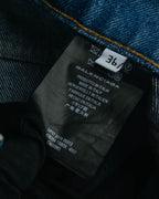 “Balenciaga” 2016-18’s tapered denim pants with neon back patch