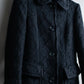 "MIU MIU" dimensional woven stand up collar coat