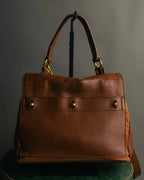 "Yves Saint Laurent" 00's-10's Structured leather shoulder bag