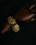 “Christian Dior” 90’s Medallion motif toggle bracelet
