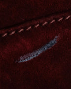 "GUCCI" Aristocratic crest charm suede shoulder bag