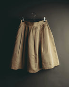 "DOLCE & GABBANA" 10's Lustrous pleated silk skirt