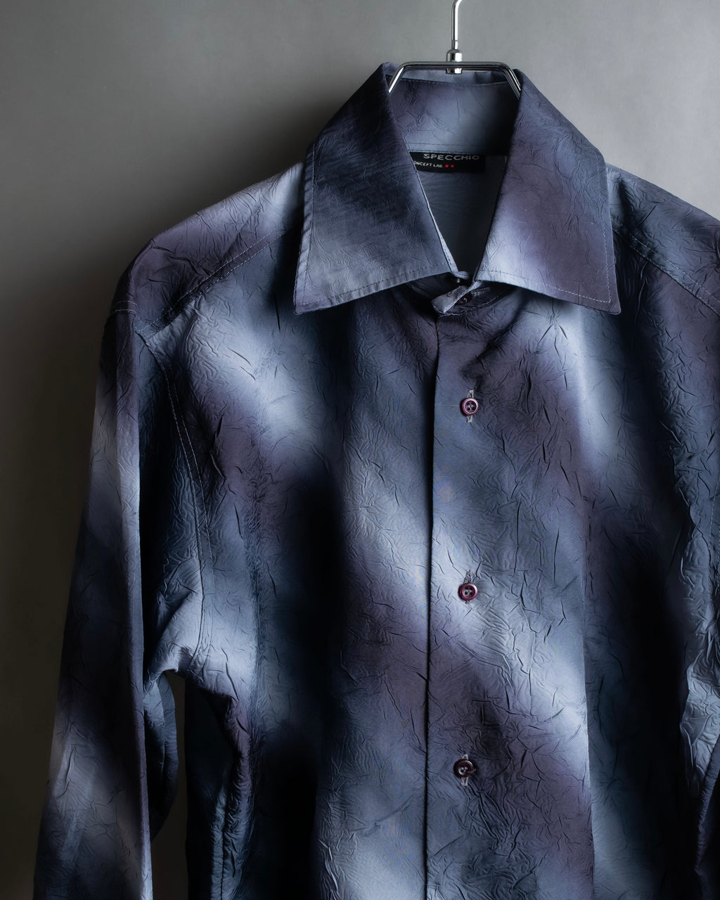 Vintage wrinkled unevenly dyed shirt
