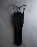 "ISABEL MARANT" Cord-layered strap design sleeveless dress