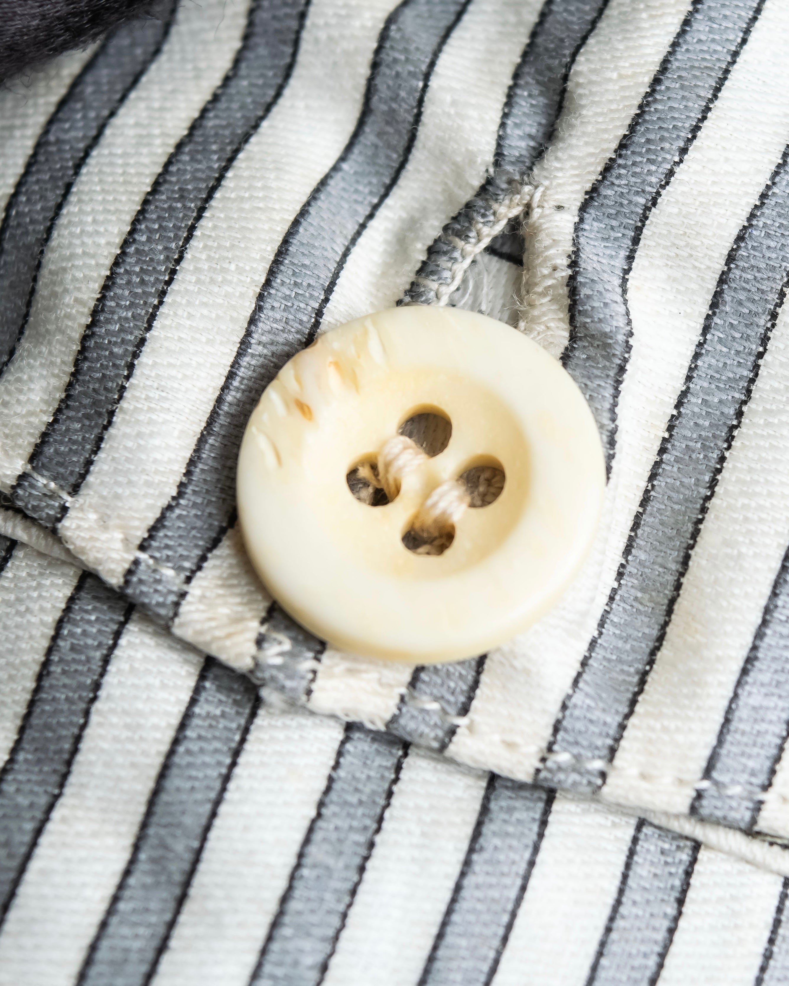 Vintage no collar 6 button tailored vest