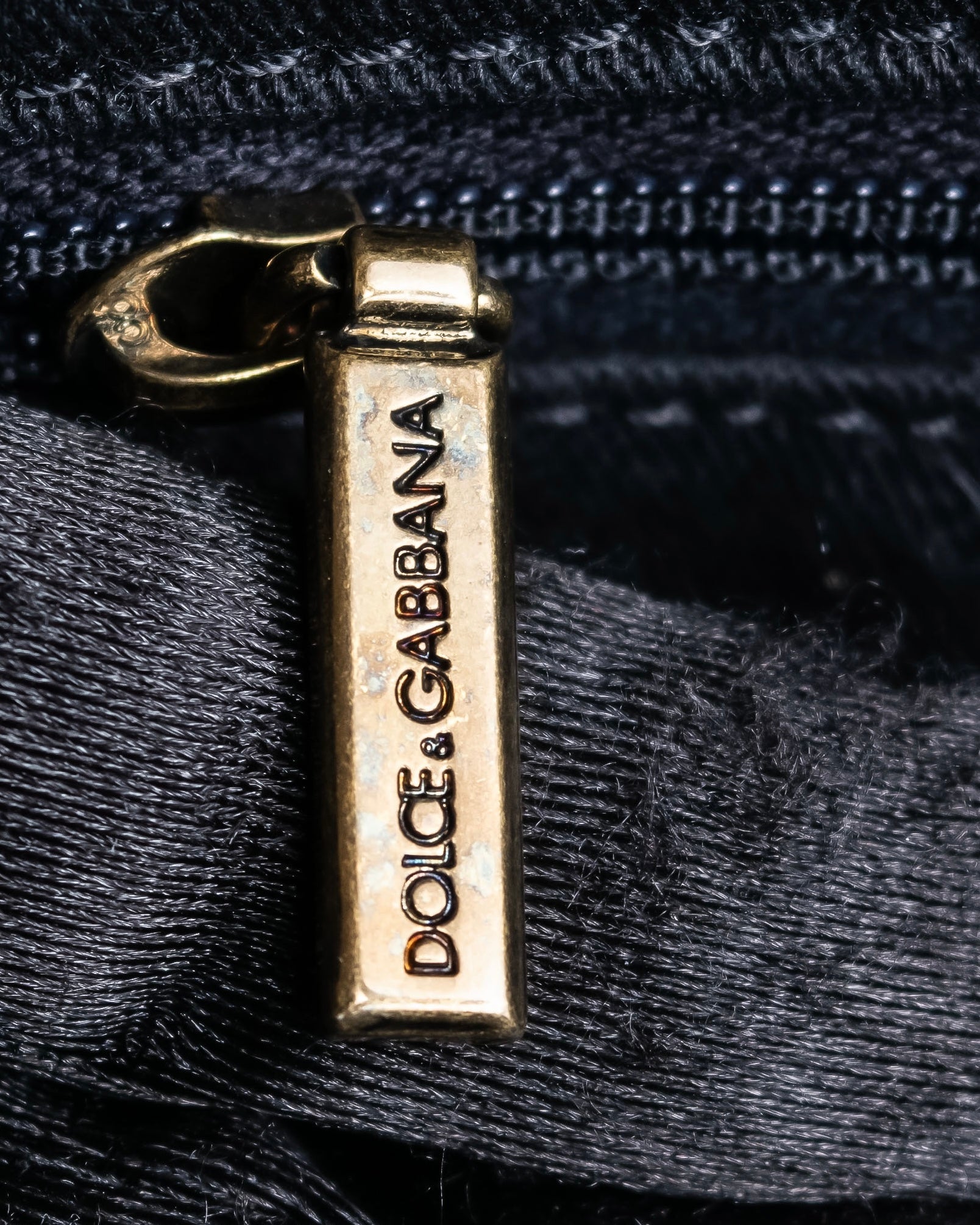 "DOLCE &amp; GABBANA" Miss edge series calf leather 2 way bag