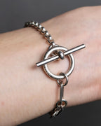 "HERMES" Chaine d'Ancre punk series silver 925 bracelet