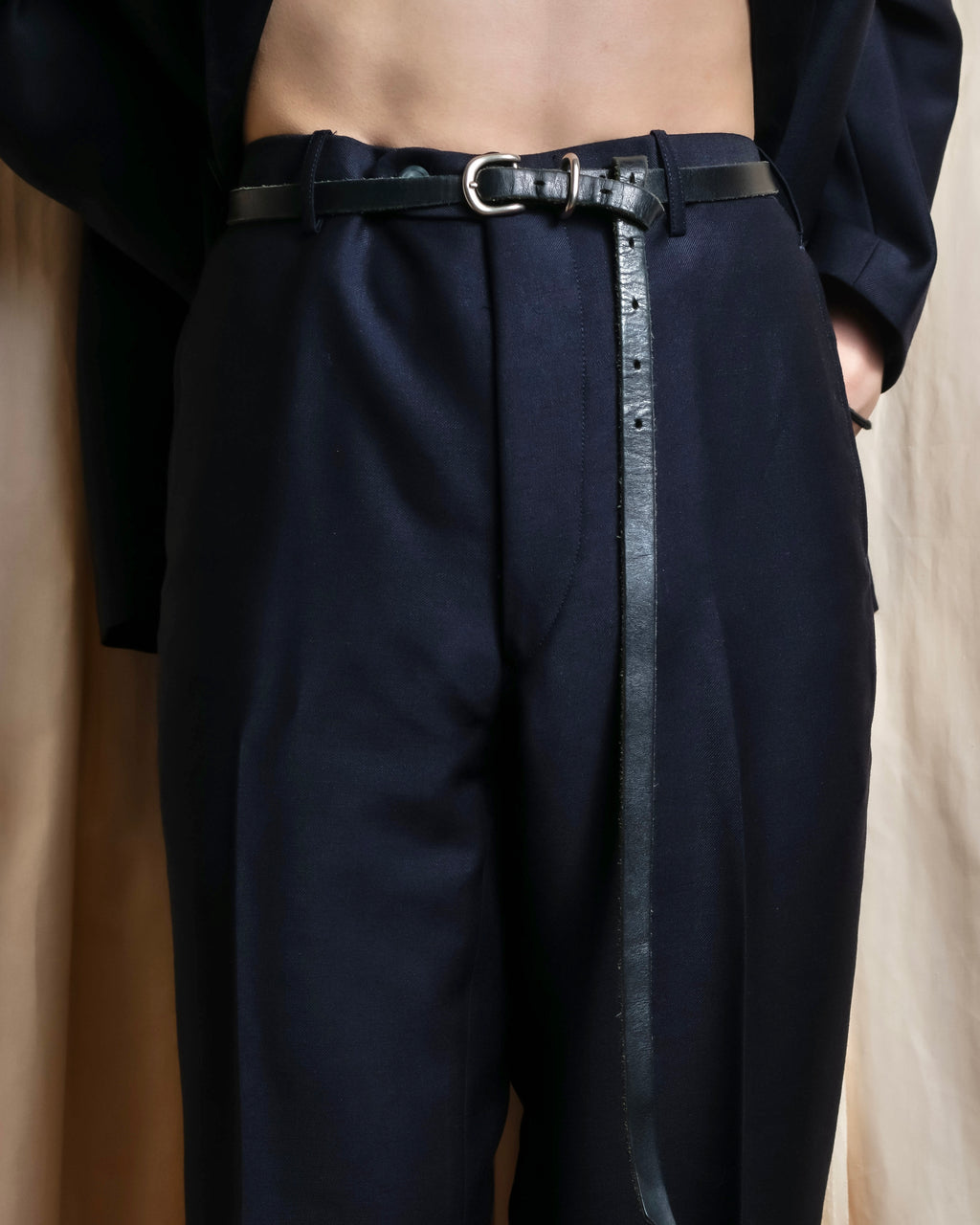 "CHRISTIAN DIOR MONSIEUR" Satin switching design tuxedo dress set up