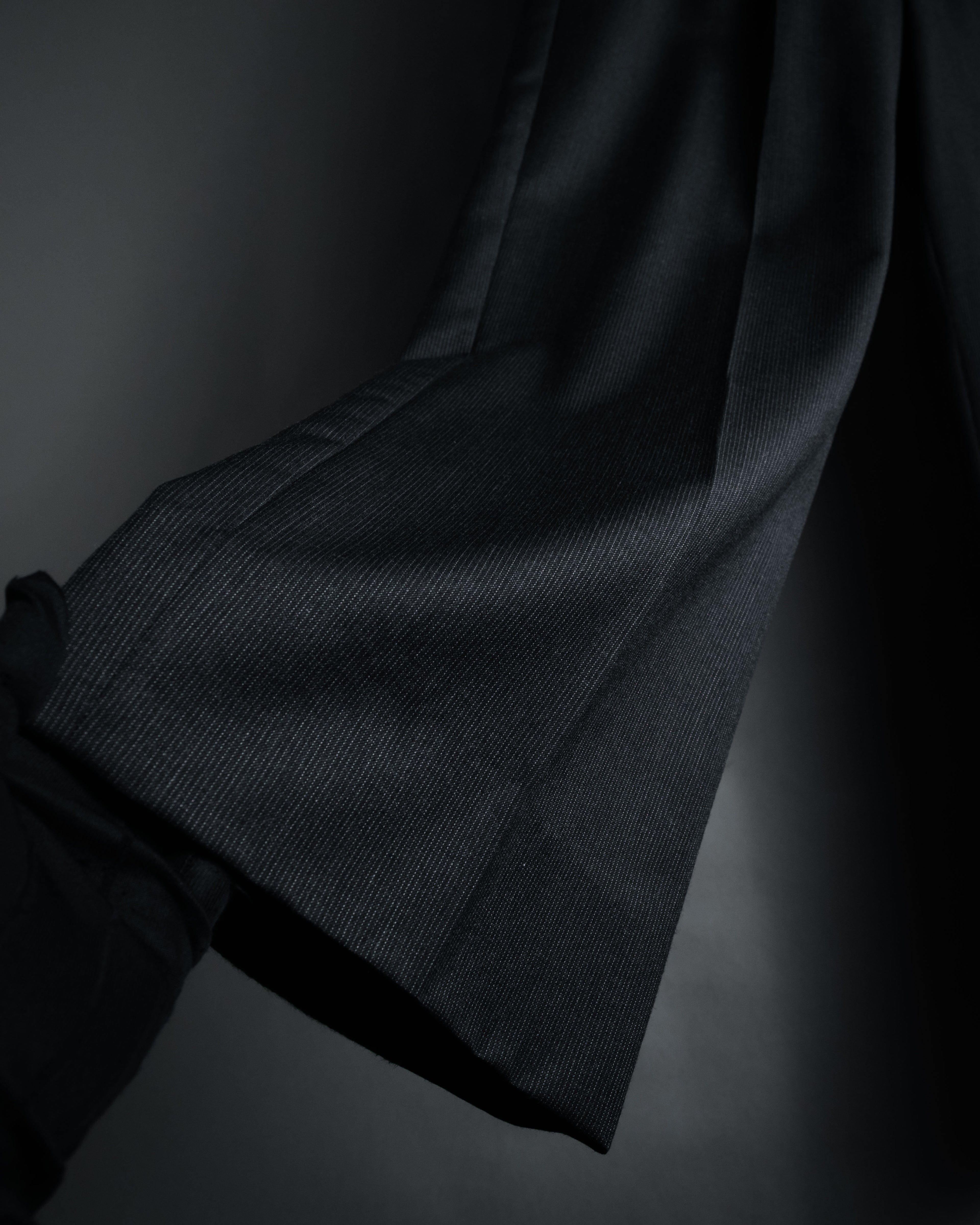 "GIORGIO ARMANI" 90’s draped double breasted suit set-up