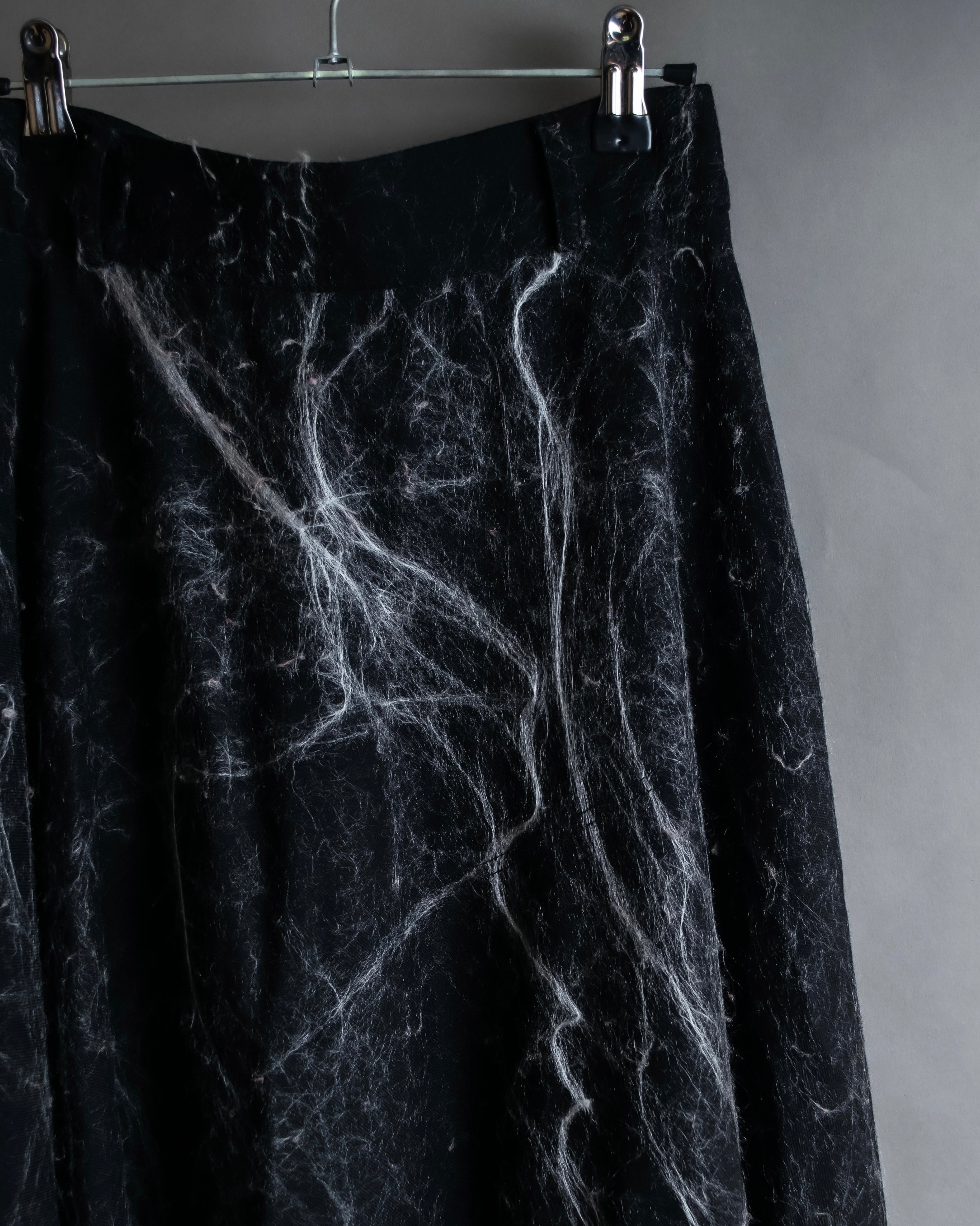 "Alviero Martini" Brushed marble pattern flared skirt