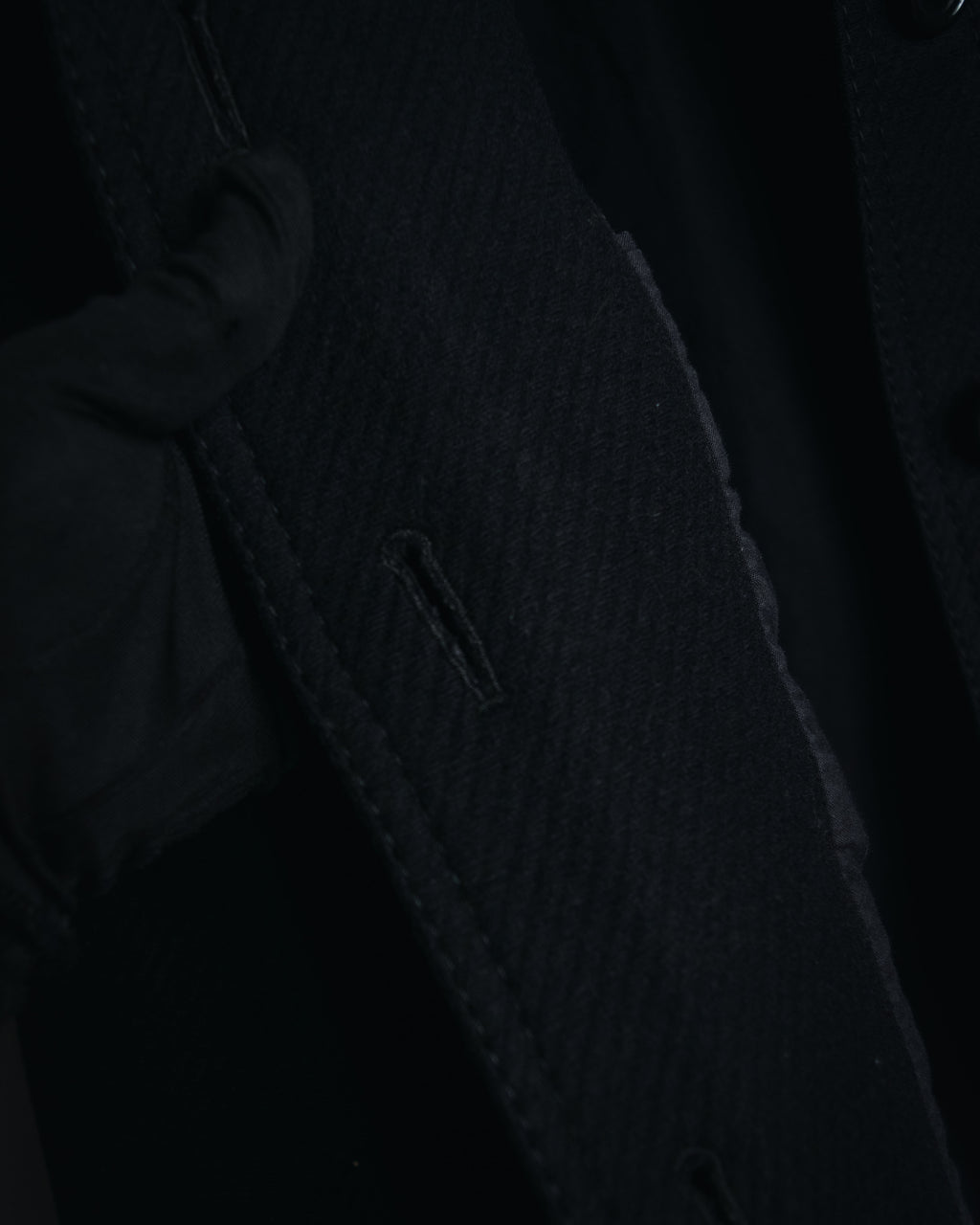 –SPECIAL– "Martin Margiela" 00’s rib knit collar wool cashmere jacket