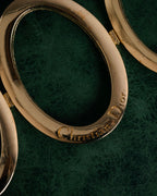 –SPECIAL– “Christian Dior” 90’s Sculptural oval link bracelet