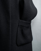 "GUCCI" Tom Ford period round neck flying squirrel long coat