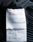 "ISSEY MIYAKE" Pleated vertical line shirt jacket