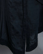 “Y’s COMPOSITION: SEE ATTACHED LABEL” Layered design multi buttons tail coat