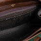 "LOEWE" Horizontal design logo engraved leather shoulder bag