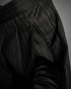 "ARMANI COLLEZIONI" Classic Italian tailoring stripe pattern set up