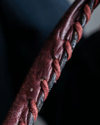 “BALENCIAGA” The Day leather one shoulder bag (burgundy)