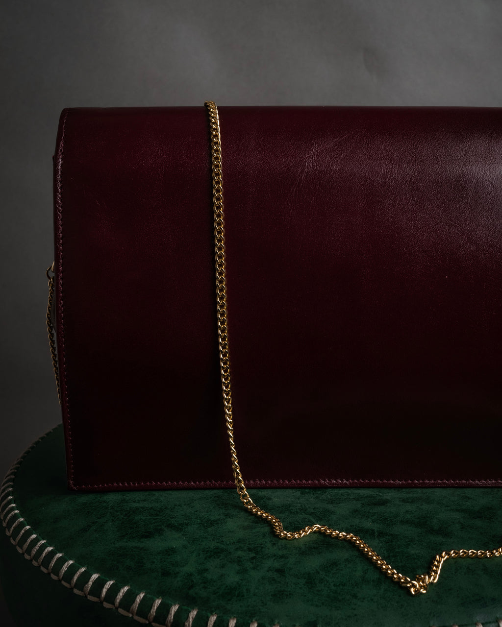 “Christian Dior” 1980’s-1990’s CD logo envelope chain bag