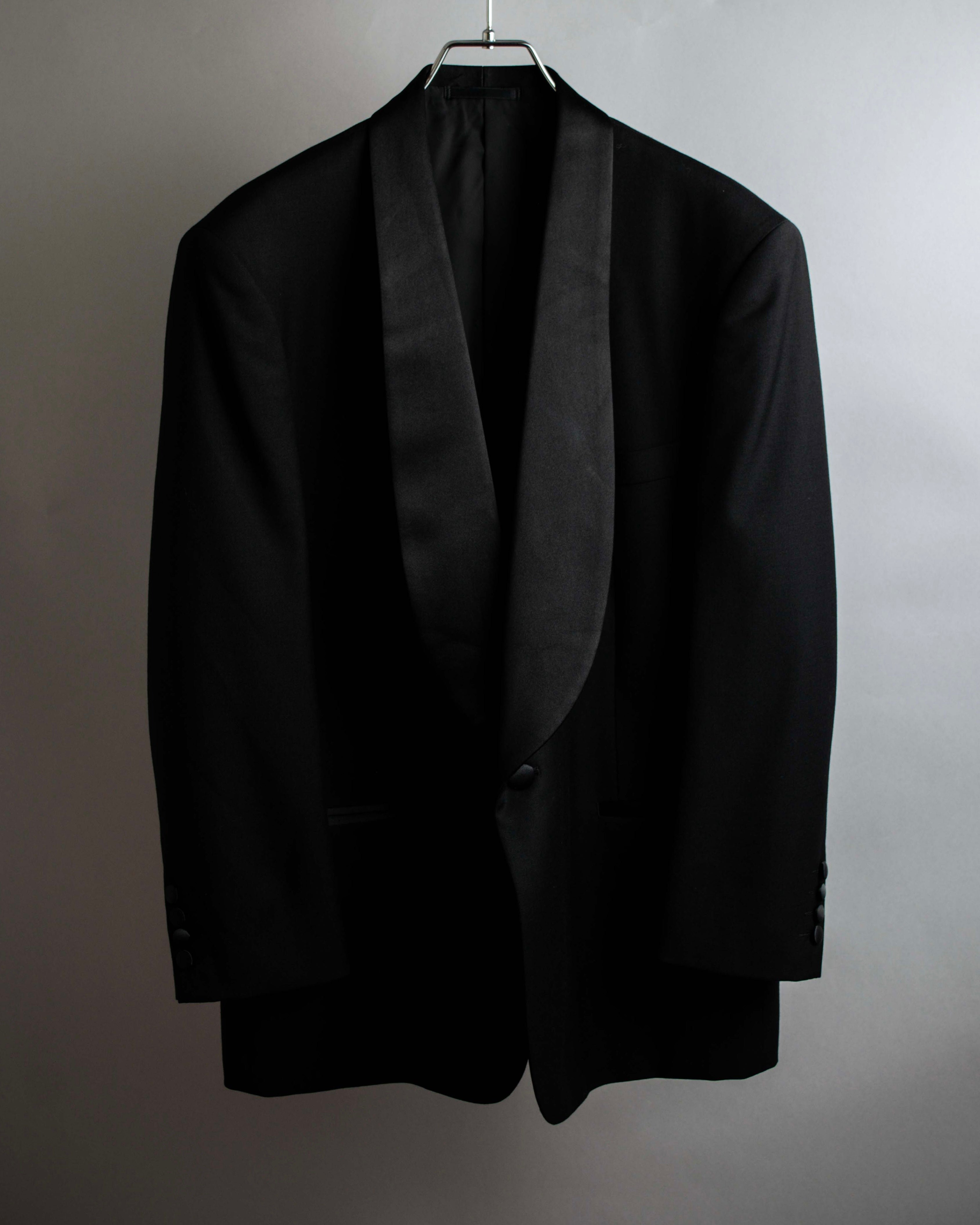 "CHRISTIAN DIOR MONSIEUR" Classical tailored Zegna base satin tuxedo set up
