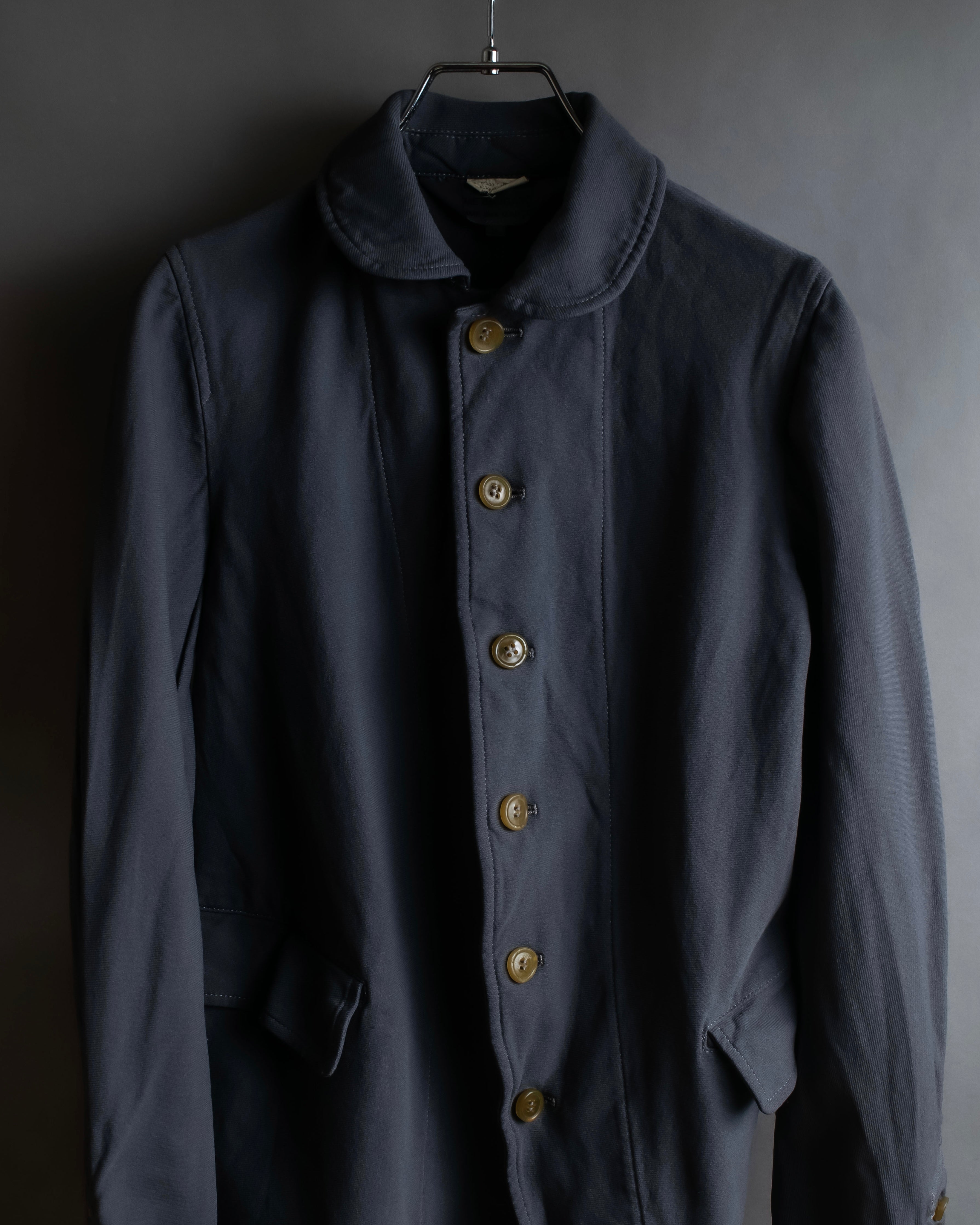 "COMME des GARCONS COMME des GARCONS" Stitchwork placket cut line coat