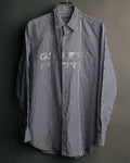 "COMME des GARCONS HOMME" 00's Graphic striped long sleeve shirt