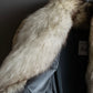 "WINDSOR" Fox fur 5 hooks gradient color jacket