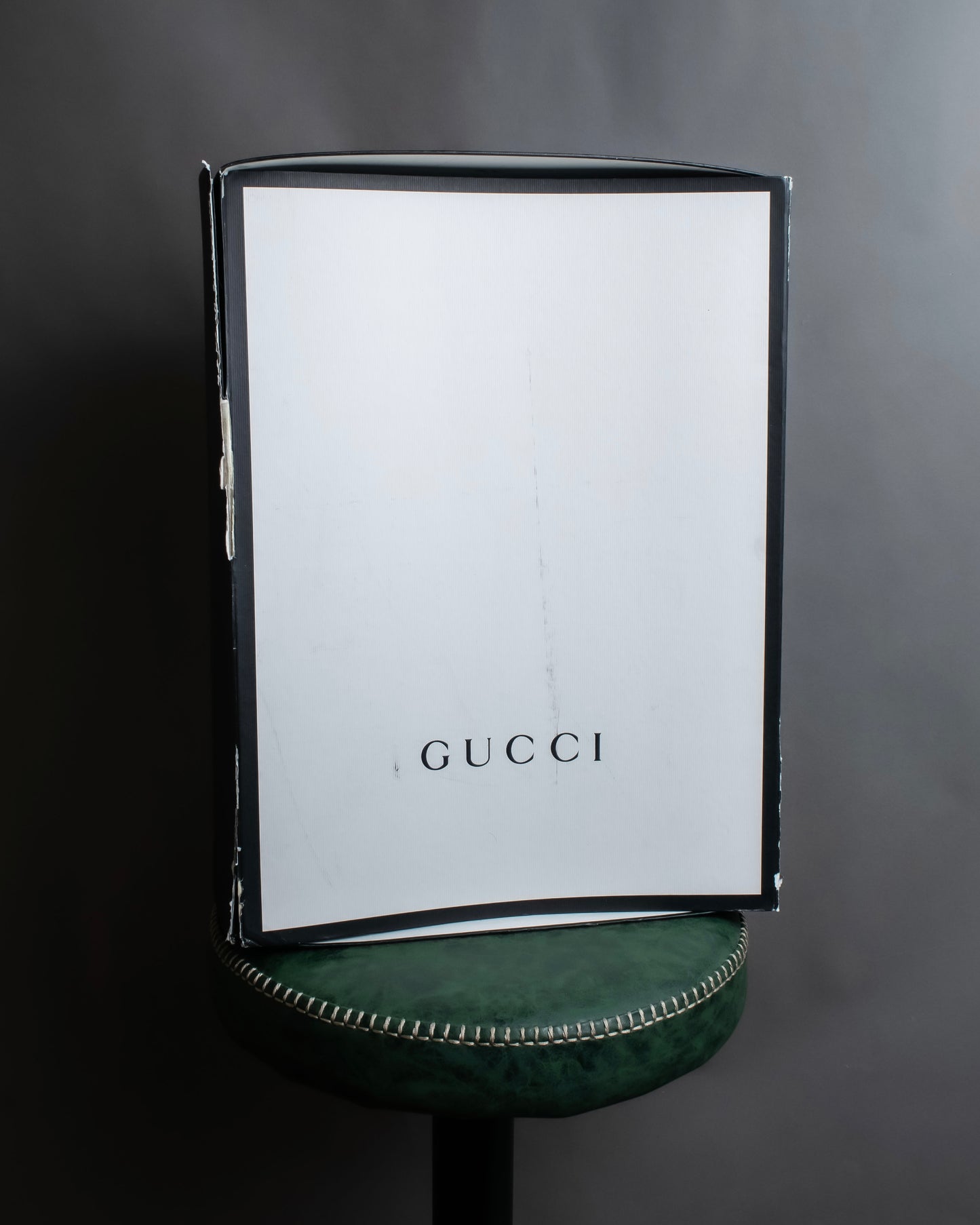 "GUCCI" Bamboo design grained leather 2way handbag