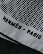 "HERMES" Silk fantaisie a cheval carré scarf 70