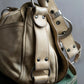 "Christian Dior" Gaucho saddle one shoulder leather bag