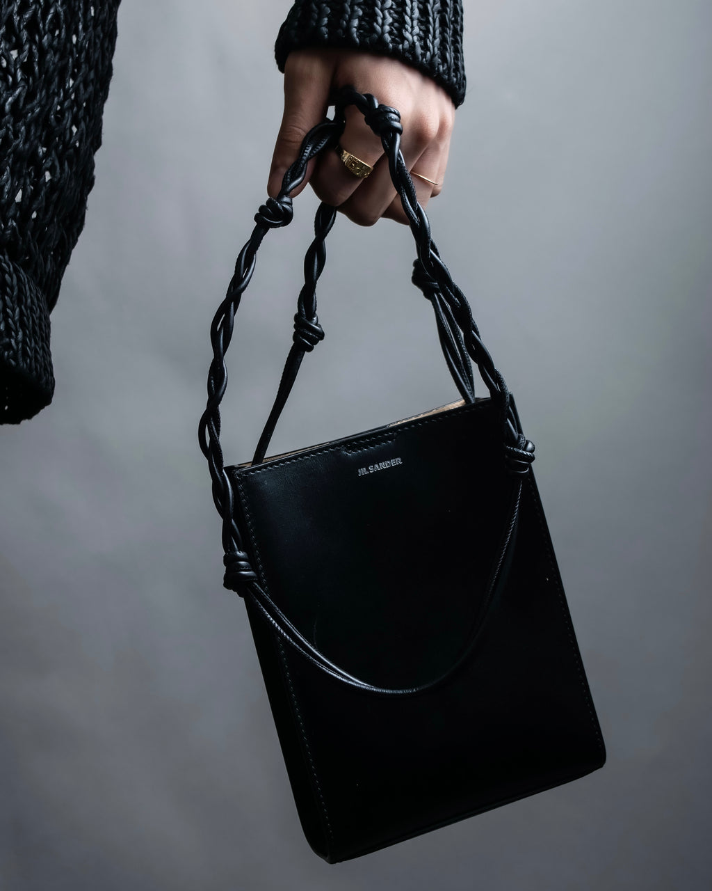 "JIL SANDER" tangle small square shoulder bag