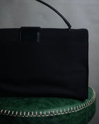 "Salvatore Ferragamo" 90’s-00’s Archive shoe embossed leather shoulder bag