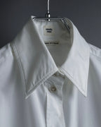"HERMES" High-quality fine count cotton dress shirt