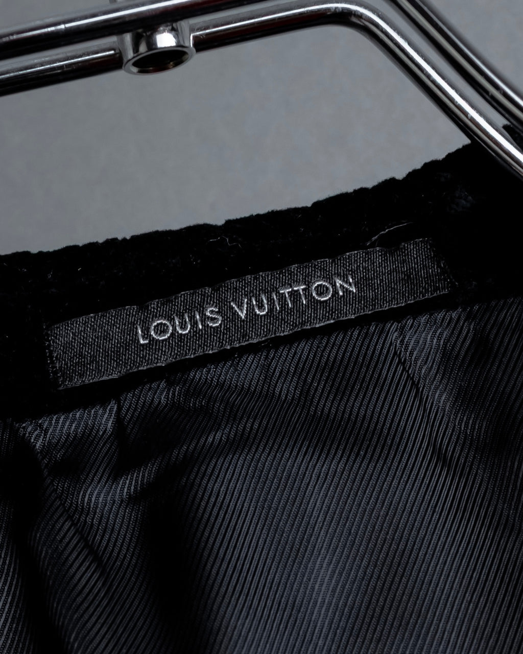 "LOUIS VUITTON" Geometric pattern velvet tailored jacket