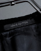 "LOUIS VUITTON" Geometric pattern velvet tailored jacket
