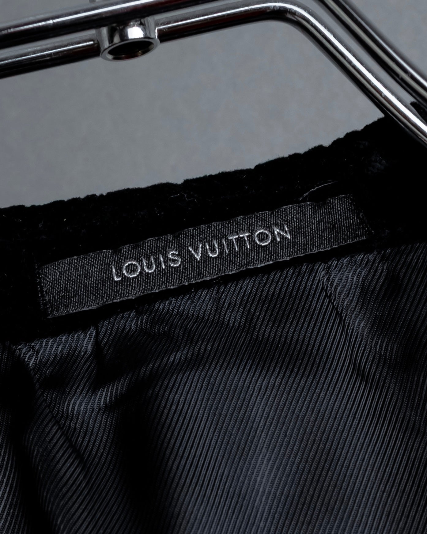 "LOUIS VUITTON" Geometric pattern velvet tailored jacket
