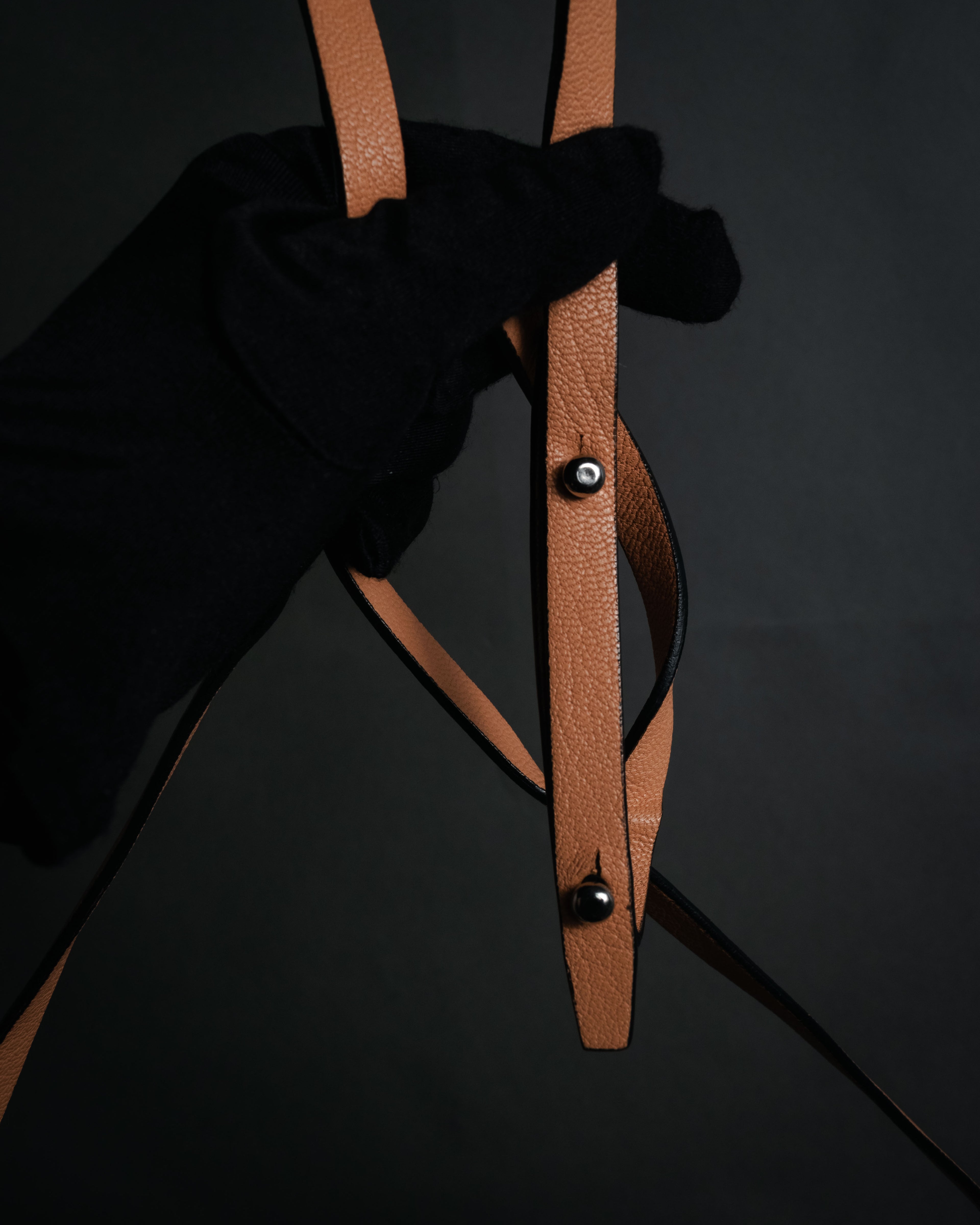 “michino PARIS” 2010’s Graphic pattern salut shoulder bag