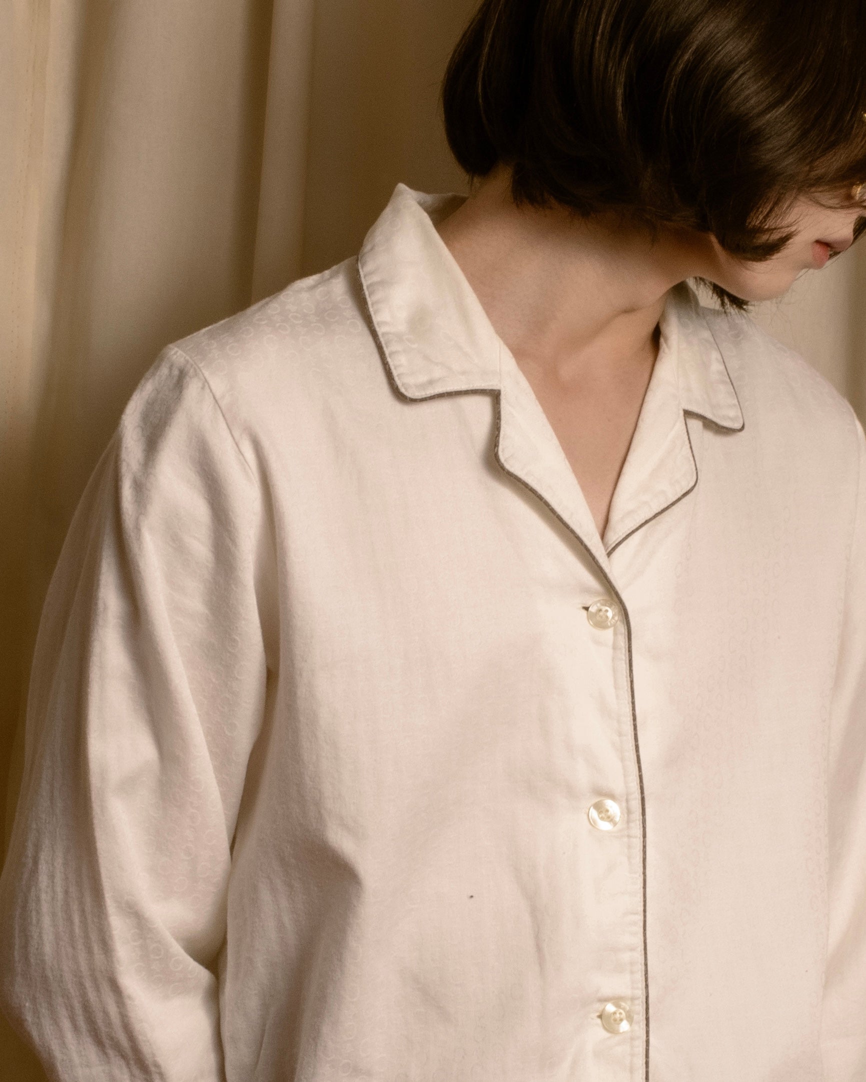 "CELINE" 90's-00's Macadam print pajama set up