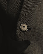 “GUCCI” Late 90’s-early 00’s military double breasted wool coat