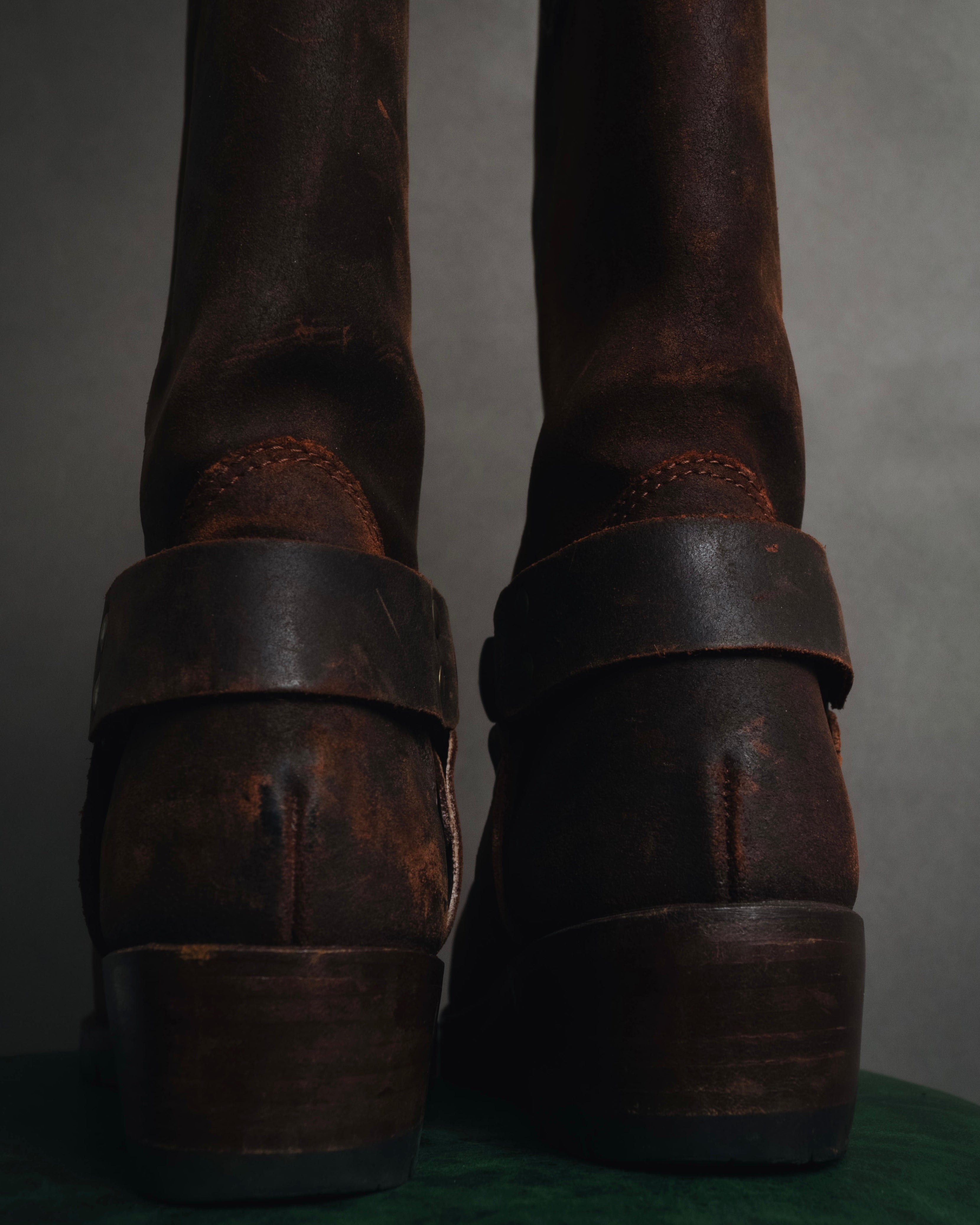 "GUCCI" 00’s equestrian harness long boots