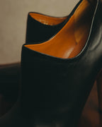 -SPECIAL- "Gucci" 10's Vintage bamboo tassel leather platform booties