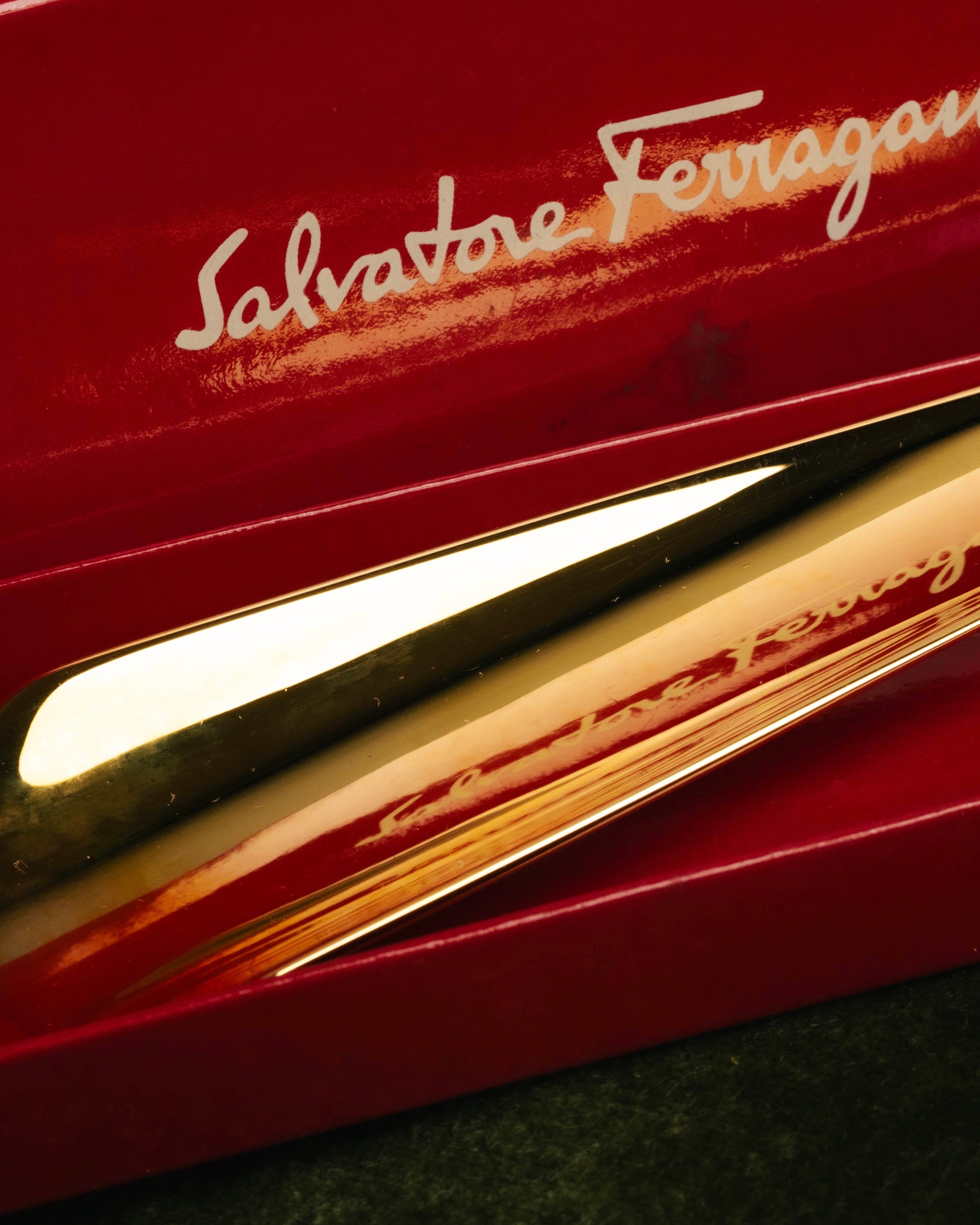 【Salvatore Ferragamo】シューホーン FERRAGAMO (フェラガモ) - ガンチーニ 靴べら - ゴールド - メタル