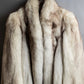 "WINDSOR" Fox fur 5 hooks gradient color jacket