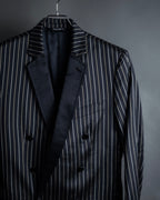 "Dolce & Gabbana" Silk design double-breasted tailored jacker