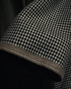 "Emporio Armani" 90’s Houndstooth piped crest blazer