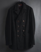 "ETRO" 08AW graphic-lined double-breasted coat